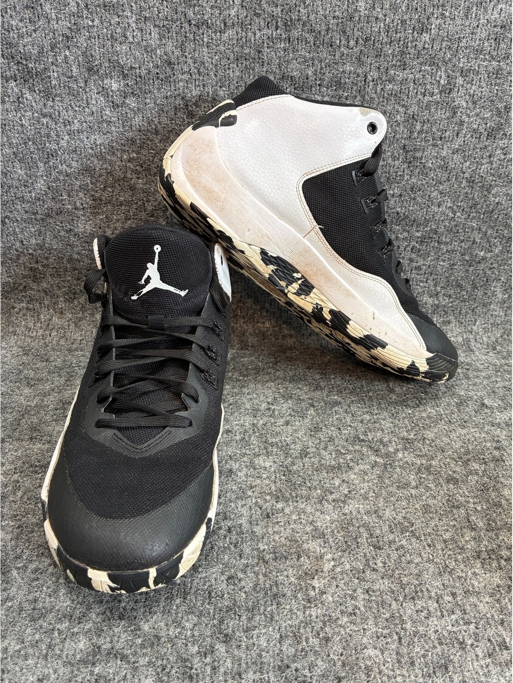 Nike 844066-010 Jordan Flight Speed Basketball Shoes Black White Size 11